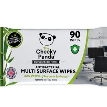 Cheeky Panda Biodegradable Antibacterial Multi Surface Wipes 90 Wipes - Pack 6