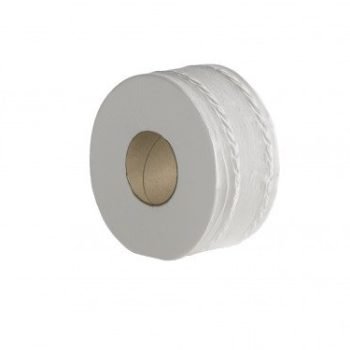 Mini Jumbo Toilet Rolls 150m 60mm Core Recycled 2 Ply White MJ15060R - Pack 12
