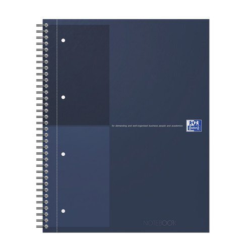 Oxford International Twinwire Notebook Lined Blue A4+ 400194458