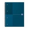 Oxford International Twinwire Notebook Lined Petrol Blue A4+ 400194461