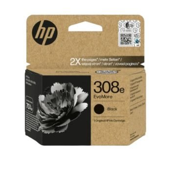HP 308e EvoMore Black Inkjet Cartridge 7FP22UE