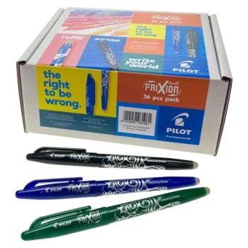 Pilot Frixion Ball Medium Tip 36 Pens Classpack Assorted 5012052031081