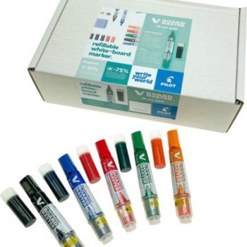 Pilot V-Board Master Drywipe Markers Classpack 30 Pens 20 Refills - 5012052029651