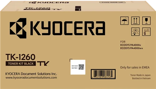Kyocera TK-1260 Black Laser Toner Cartridge 1T0C150NL0 TK1260