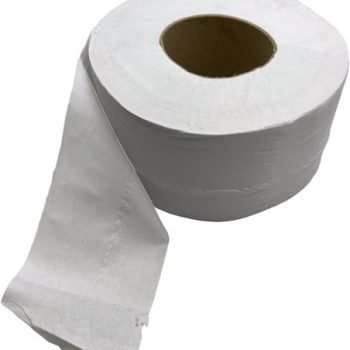 Mini Jumbo Toilet Rolls 150m 76mm Core Recycled 2 Ply White MJ15076R - Pack 12