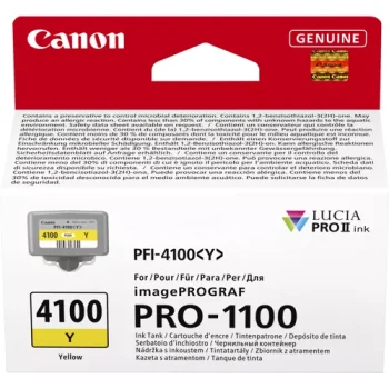 Canon PFI-4100Y Yellow Inkjet Cartridge 6780C001 PFI4100Y