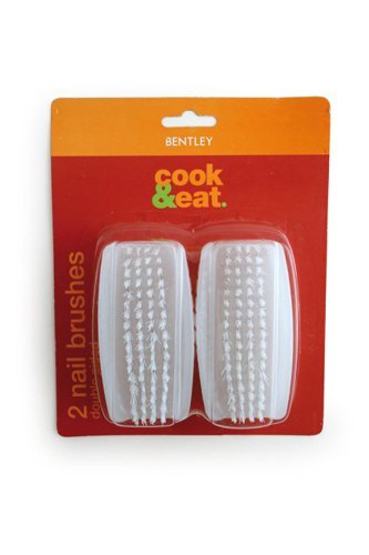 Double Sided Nail Brushes - Pack 2