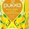 Pukka Tea Lemon Ginger and Manuka Honey Envelopes - Pack 20