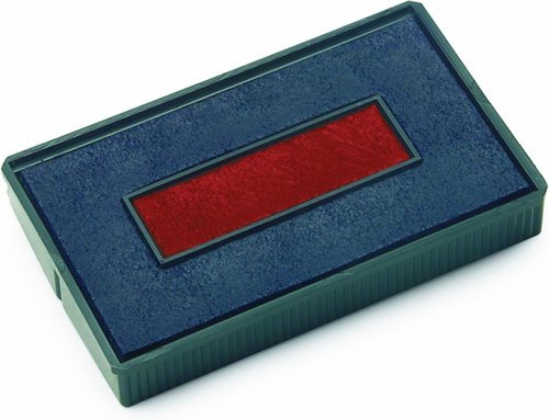 COLOP E/4850 Dual Colour Twin Replacement Ink Pad Red/Blue 131346
