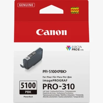 Canon PFI-5100PBK Photo Black Inkjet Cartridge 6952C001 PFI5100PBK