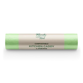 Compostable Food Waste Bags 10 Litres - Kitchen Caddy Liners - Roll of 24