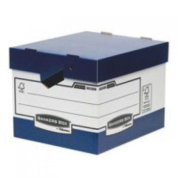 Bankers Box System Ergo Storage Boxes Blue 0038801 - Pack 10