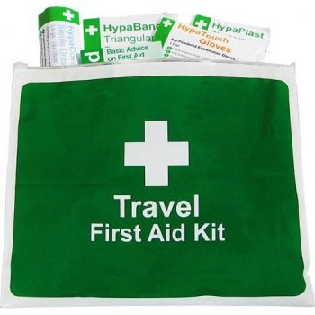 Off-Site Travel First Aid Kit in Vinyl Wallet K307T