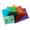 SECO Cut Flush Folders A4 100 Micron Assorted Colours LSF-AST - Pack 25