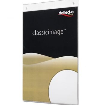 Deflecto A3 Portrait Wall Sign Holder Top Loading 47201 - Each