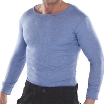 Thermal Vest Long Sleeved Blue X Large THVLSXL