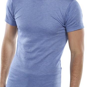 Thermal Vest Short Sleeved Blue Large THVSSL