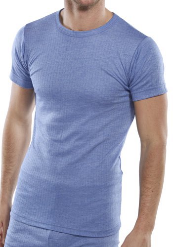 Thermal Vest Short Sleeved Blue Small THVSSS