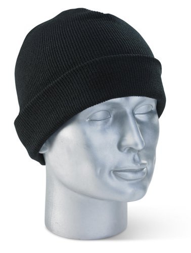 Watch Beenie Hat Black (Pack 1) - WHBL