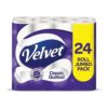 Velvet Classic Quilted 3 Ply Toilet Rolls FSC Pack 24 - Fusion Office UK