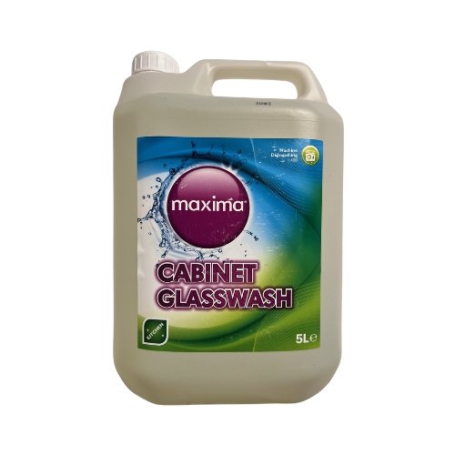 Maxima Dishwasher Liquid Cabinet Glasswash 5 Litres - Fusion Office UK