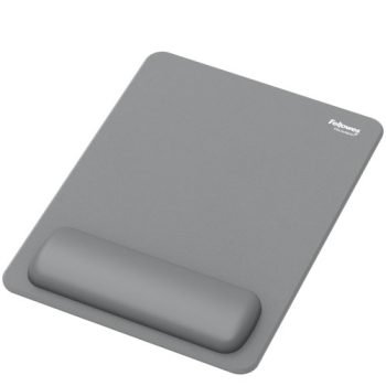 Fellowes Breyta XL Mousepad Recycled and Recyclable Antibacterial Wrist Rest Grey - 100142561