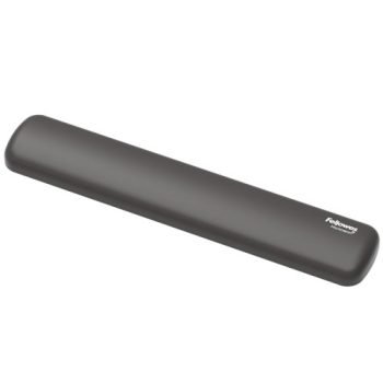 Fellowes Breyta Recyclable Antibacterial Compact Keyboard Wrist Rest Black - 100142570