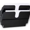 Durable FLEXIPLUS 2 A4 Landscape Literature Holder Wall Mounted Document Holder Black - 1709014060