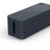 Durable CAVOLINE Cable Management Box Large Graphite - 503037