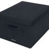 Leitz Fabric Storage Box with Lid Medium Grey Pack of 2 - 61440089