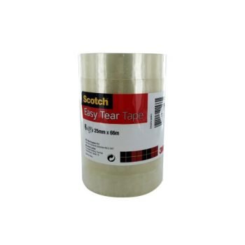 Scotch 508 Transparent Tapes 25mm x 66m 7100336166 - Pack 6
