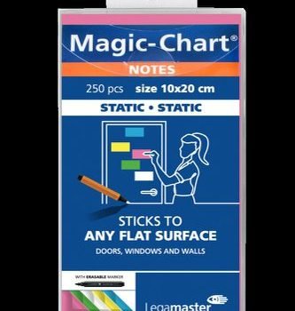 Legamaster Magic Chart Notes 10x20cm 250 Sheets Assorted - 7-159494