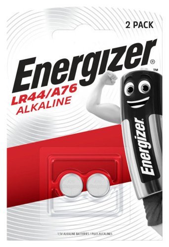 Energizer LR44 Batteries 1.5v E301536601 - Pack 2