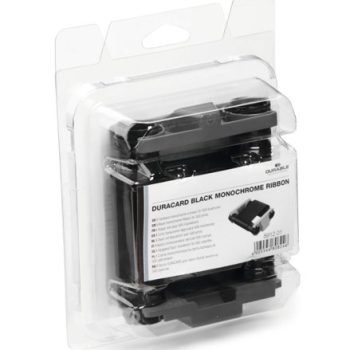 Durable DURACARD Monochrome Black Printer Ribbon Cartridge for ID 300 Printer (891065) - - 891201