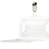 Durable reXycle 2 Card Security Pass ID Badge Holders with Clip made from 70% Recycled PP Clear (Pack 25) - 896219