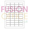 A4 White Labels 48 per Page Rounded Corners 48UP - 100 Sheets - Fusion Office UK