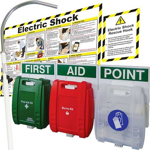 Evolution Electric Shock Rescue Point With Glove Dispenser Bundle - FAP5PES