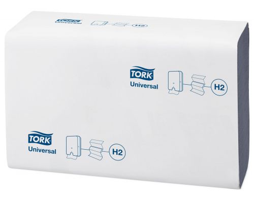 Tork Xpress H2 Multifold Universal Z-Fold Hand Towels Blue 471069 - Pack 12