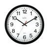 Acctim Controller Quartz Silent Sweep Wall Clock 355mm Diameter Black - 93/704B