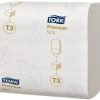 Tork T3 Folded Toilet Tissue 2-Ply 252 Sheets White 114273 - Pack 30