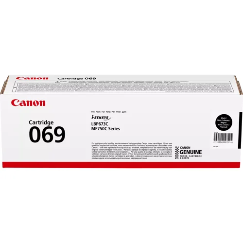 Canon 069BK Black Laser Toner Cartridge - 5094C002