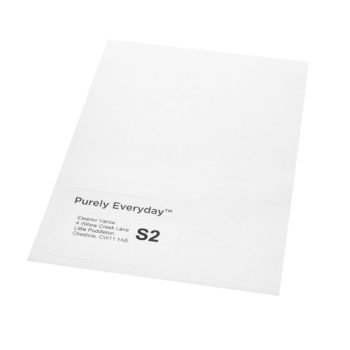 A4 Single Integrated Labels S2 110 x 76mm White - Pack 1000 Sheets
