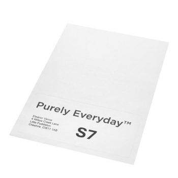 A4 Single Integrated Labels S7 190 x 90mm White - Pack 1000 Sheets