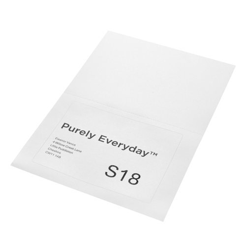 A4 Single Integrated Labels S18 164 x 120mm White - Pack 1000 Sheets