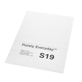 A4 Single Integrated Labels S19 Perforated 160 x 105mm White - Pack 1000 Sheets