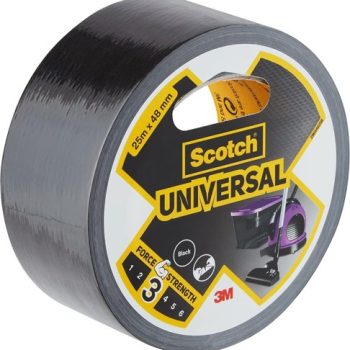 Scotch Extremium Universal Duct Tape Black 48mm x 50m Roll - 7100205298
