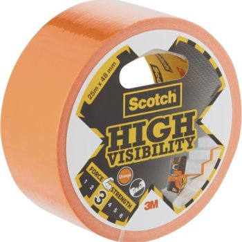 Scotch Extremium High Visibility Duct Tape Orange 48mm x 25m Roll - 7100205301