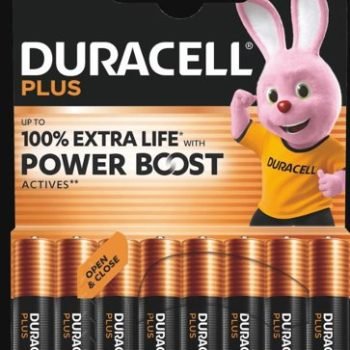 Duracell Plus AAA Batteries with Power Boost (Pack 8) - MN2400B8BOOST