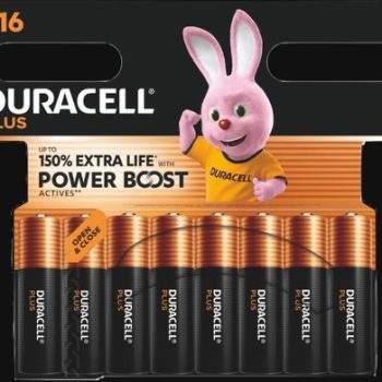 Duracell Plus AA Batteries with Power Boost (Pack 16) - MN1500B16BOOST