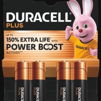 Duracell Plus AA Batteries with Power Boost (Pack 4) - MN1500B4BOOST